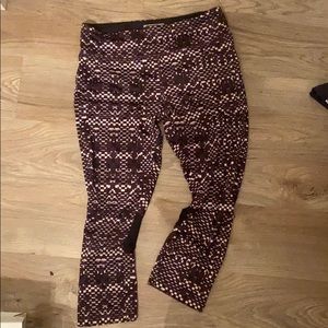 Cute pattern cropped leggings!